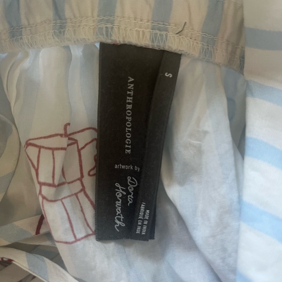 Anthropologie Duende Studio Cotton Nap Midi Dress - Picture 10 of 11